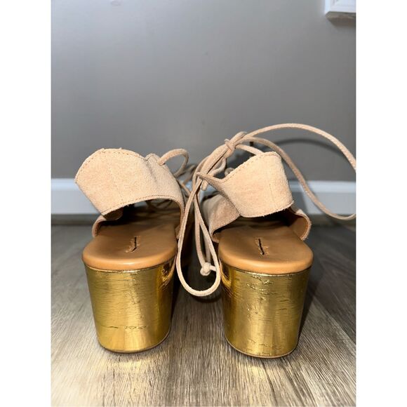 SEE BY CHLOÉ Liana 70 suede platform sandals size 40(10) $525 - Picture 10 of 12